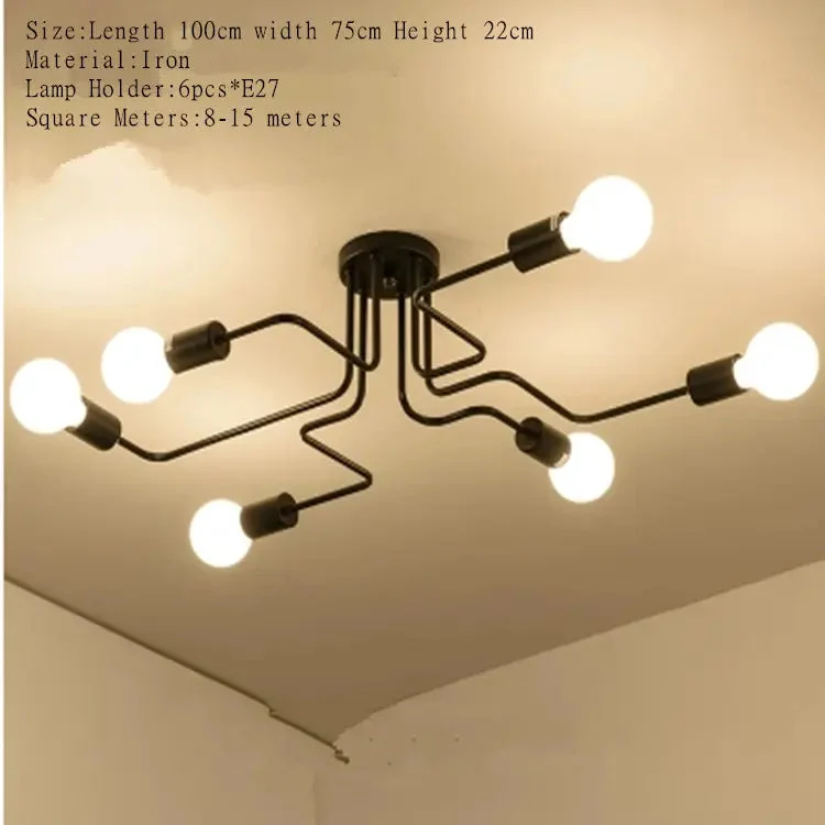 Children's Room Ceiling Lamp Modern Minimalist Creative Retro Lighting