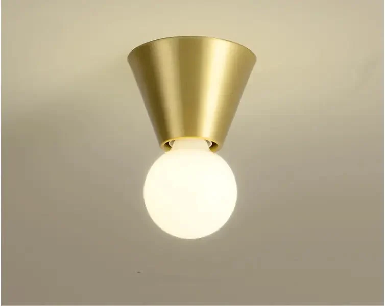 Copper balcony entrance hallway aisle ceiling light