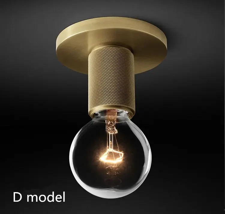 Nordic minimalist corridor aisle stairwell mini ceiling lamp designer creative personality glass ceiling lamp