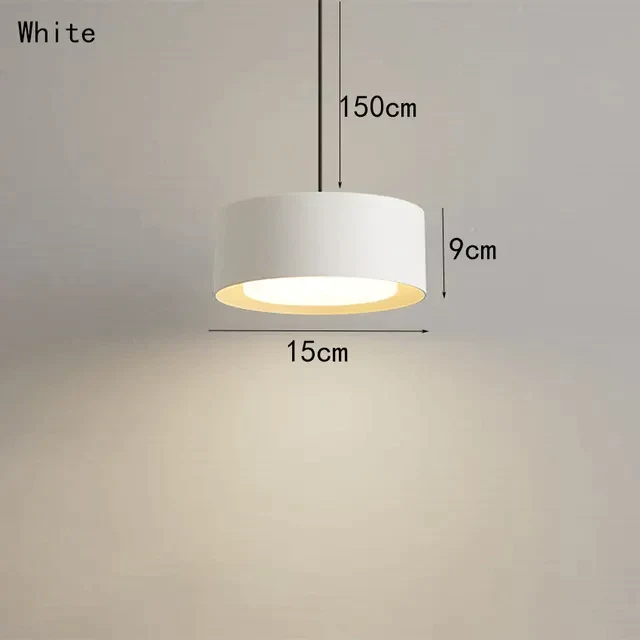 Designer nordic led golden pendant light