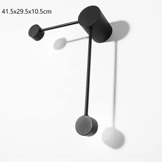 Nordic led wall light fixture modern simple black wrought iron bedroom bedside reading lamp living room Aisle staircase sconces