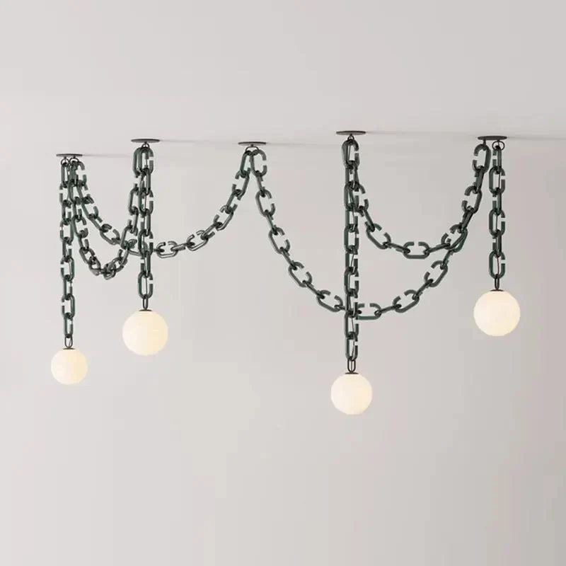Nordic Minimalist Glass Ball Creative Living Room Pendant Lights Personality Net Red Ins Style Living Room Clothing Store Restau