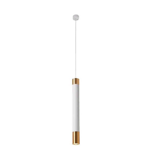 Nordic LED Ac220v 7w 12W Pendant Lamp Long Tube Decoration Cylinder Pipe Light Lamp Light Living Room Kitchen Modern
