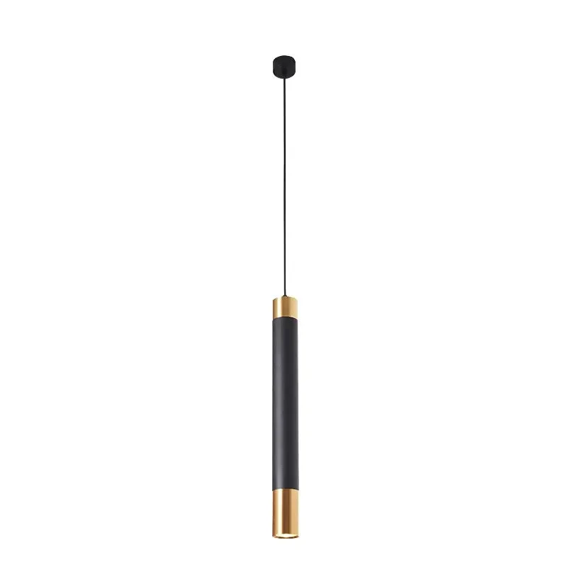 Nordic LED Ac220v 7w 12W Pendant Lamp Long Tube Decoration Cylinder Pipe Light Lamp Light Living Room Kitchen Modern