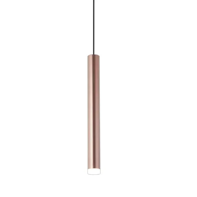 Modern LED Pendant Long Tube Black White Rose Golden Lamp Island Bar Counte Shop Room Kitchen Fixtures Hanglamp Luminaire Light