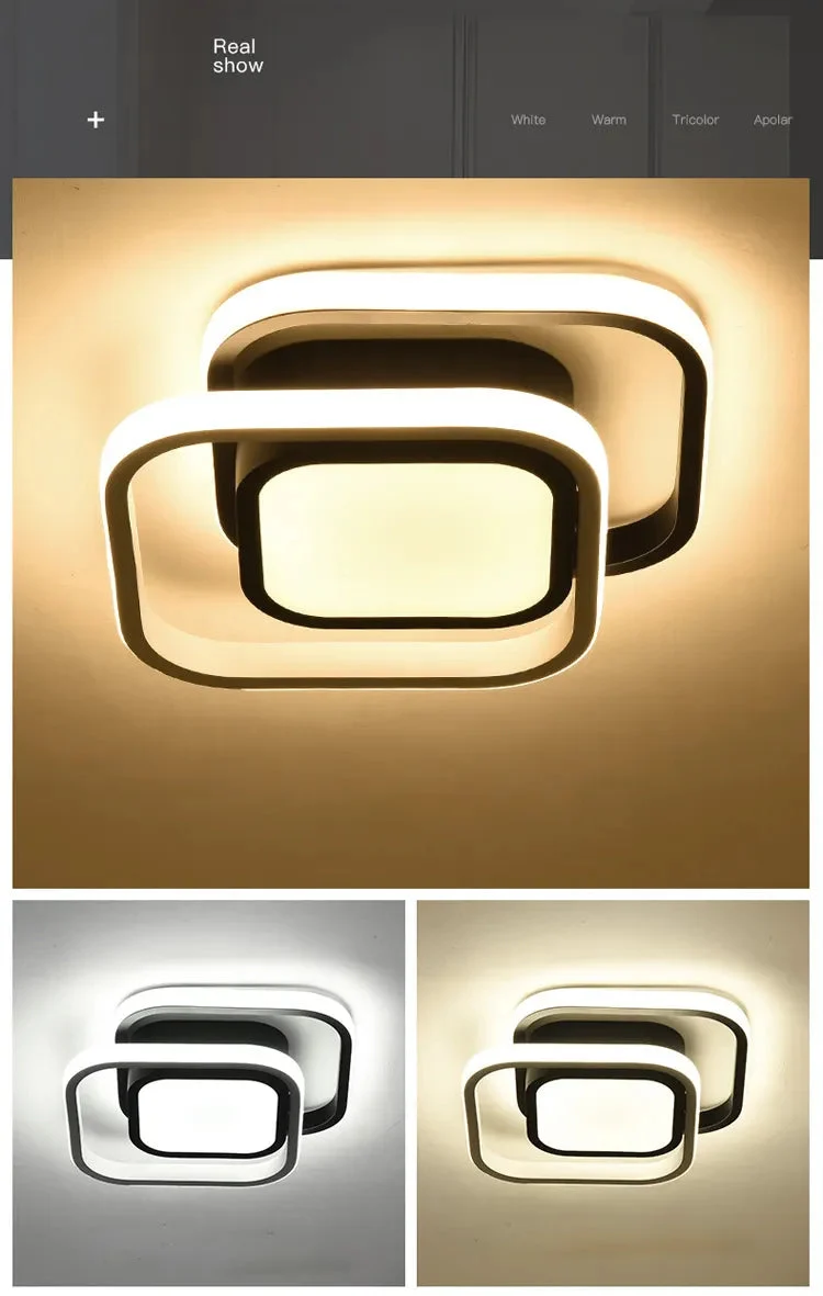 Modern Ceiling Lights LED Aisle Light Round Square For Kitchen Entrance Cloakroom Corridor Balcony Foyer Ceiling Lamp