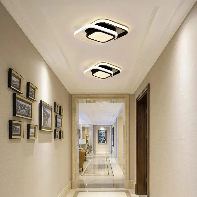 Modern Ceiling Lights LED Aisle Light Round Square For Kitchen Entrance Cloakroom Corridor Balcony Foyer Ceiling Lamp