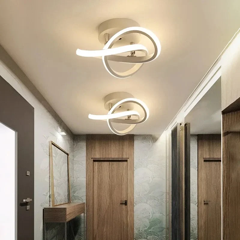 Modern LED Ceiling Light Minimalist Balcony Aisle Lamp Home Foyer Corridor Channel Ceiling Lamp Nordic Kitchen Ceiling Lights