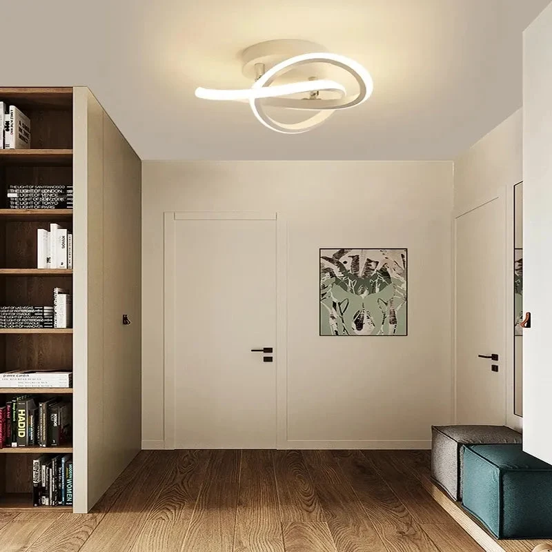 Modern LED Ceiling Light Minimalist Balcony Aisle Lamp Home Foyer Corridor Channel Ceiling Lamp Nordic Kitchen Ceiling Lights