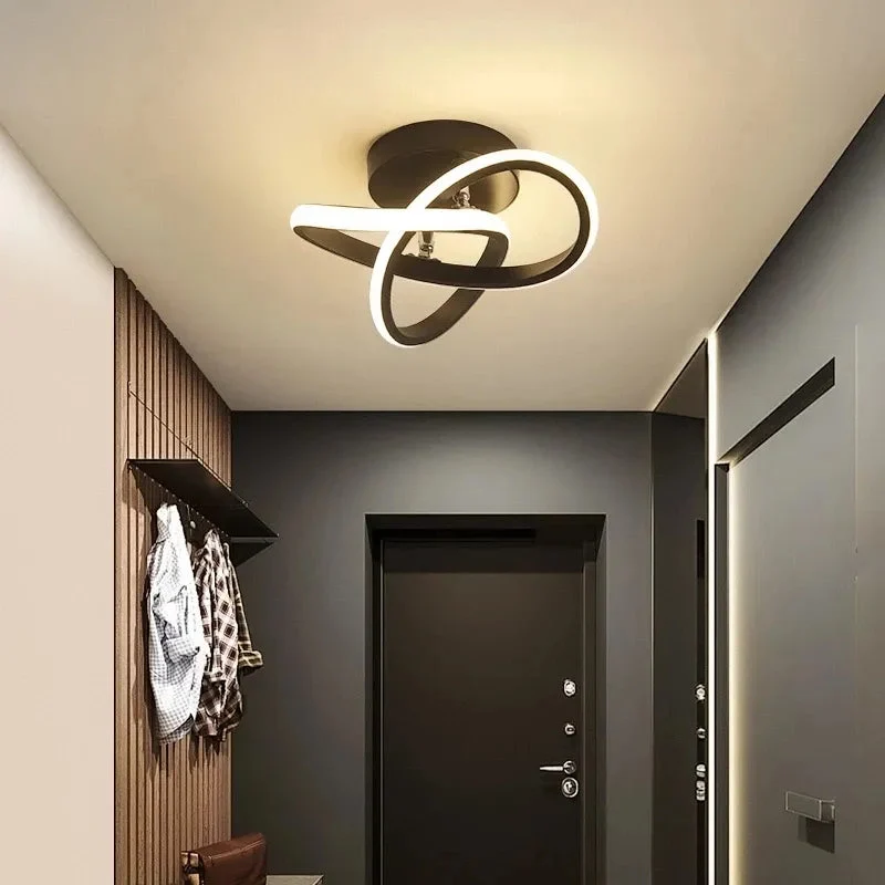 Modern LED Ceiling Light Minimalist Balcony Aisle Lamp Home Foyer Corridor Channel Ceiling Lamp Nordic Kitchen Ceiling Lights