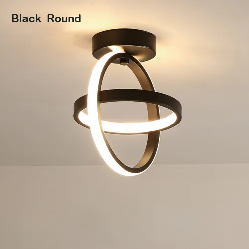 Nordic LED Aisle Light Round Square Ceiling Lamp Cloakroom Corridor Balcony Foyer Ceiling Lights Decoration Home Luminaire