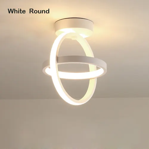 Nordic LED Aisle Light Round Square Ceiling Lamp Cloakroom Corridor Balcony Foyer Ceiling Lights Decoration Home Luminaire