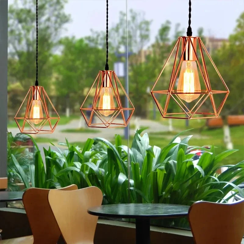 Bird Cage Pendant Light Island Pyramid Pendant Light