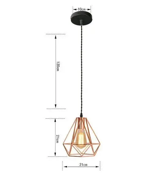 Bird Cage Pendant Light Island Pyramid Pendant Light