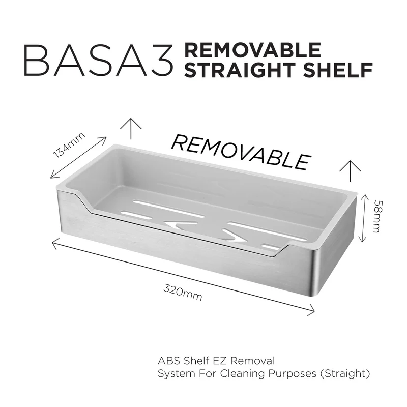 BASA3 - Removable Straight Shelf Series - Bathroom Accessories
