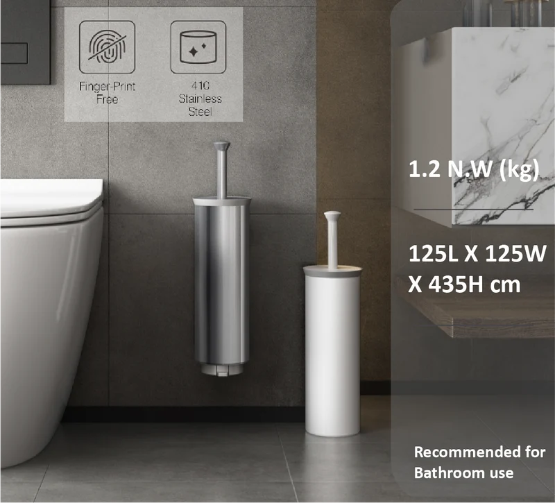 Tuscani JAVA TJ-812 Toilet Brush and Holder
