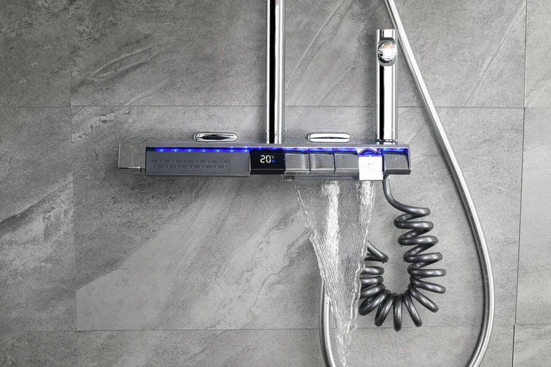 TS109CH - Rain Shower Column Mixer