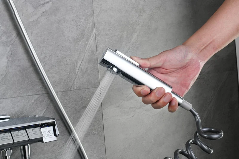 TS109CH - Rain Shower Column Mixer