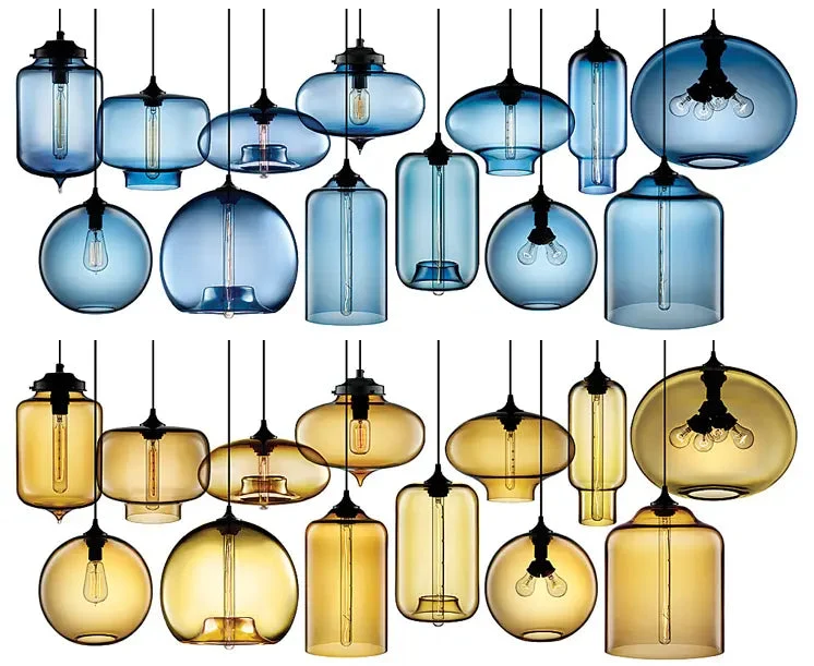 Creative Art Glass Ceiling Lamp Foyer Lamp