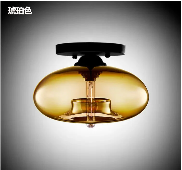 Creative Art Glass Ceiling Lamp Foyer Lamp