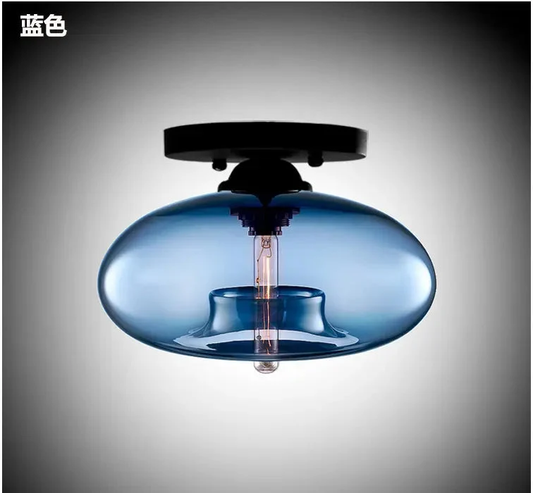 Creative Art Glass Ceiling Lamp Foyer Lamp
