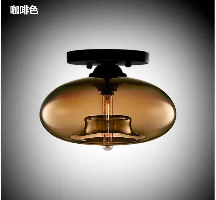 Creative Art Glass Ceiling Lamp Foyer Lamp