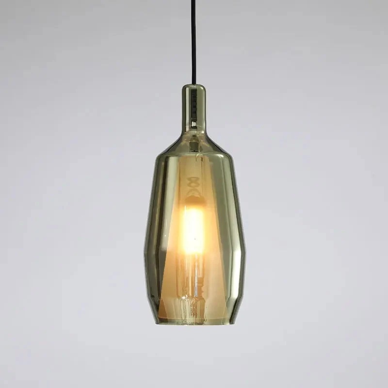 Simple personality Nordic post-modern bedroom restaurant cafe bar clothing store art stained glass chandelier