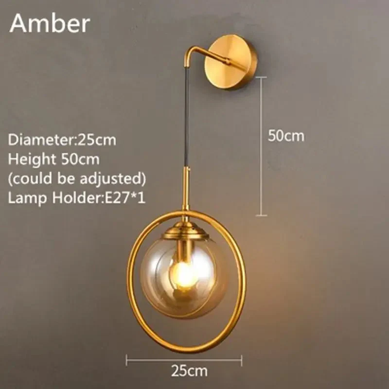 Nordic living room wall lamp bedside personality magic bean molecular lamp creative aisle bedroom wLED all lamp