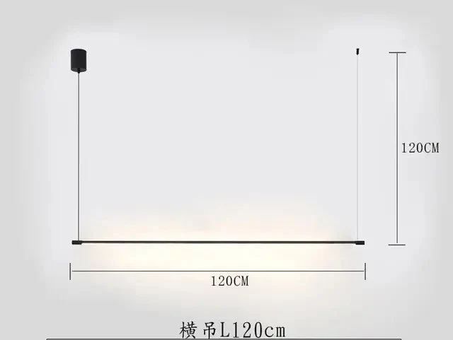 Modern Minimalist Line Pendant lights LED table lamp Nordic Living Room Background Wall lamp Bedroom Bedside Floor Lamp Fixtures