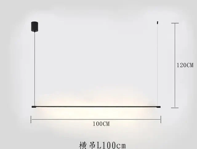Modern Minimalist Line Pendant lights LED table lamp Nordic Living Room Background Wall lamp Bedroom Bedside Floor Lamp Fixtures