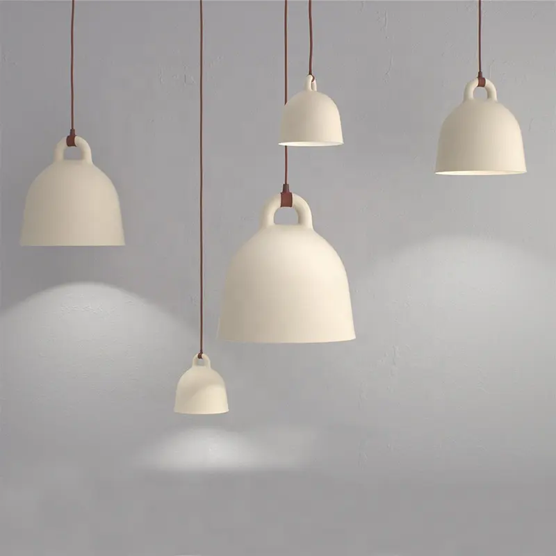 Postmodern dining room pendant lighting white gray black Resin hanging lights restaurant cafe bar Industrial Lighting Pendant