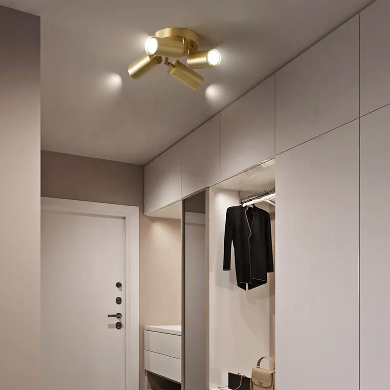 Modern LED Ceiling Lamp For Dining Room Decor Background Spotlight Stairs Aisle Bedside Lights Angle Adjustable LED Downlight