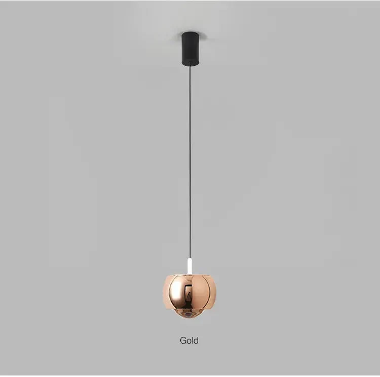 Nordic LED Bedroom Chandelier Modern Gold Black Pendant Lights Telescopic Wire Dining Room Restaurant Bar Decor Hanging Lamp