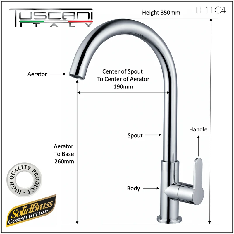 TF11C4 - Kitchen Cold Tap