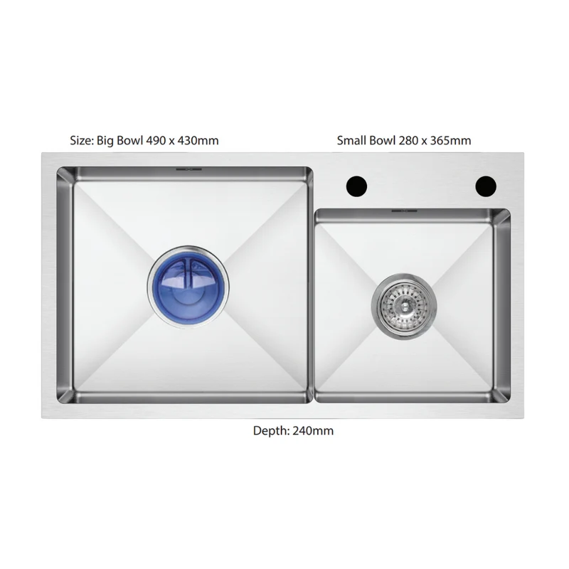 K8248NS - Top & Under-Mount Use Kitchen Sink