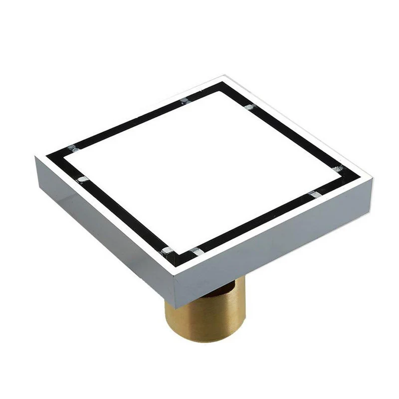 Tuscani TFT100 | TFT150 - Square Floor Trap (Solid Brass)