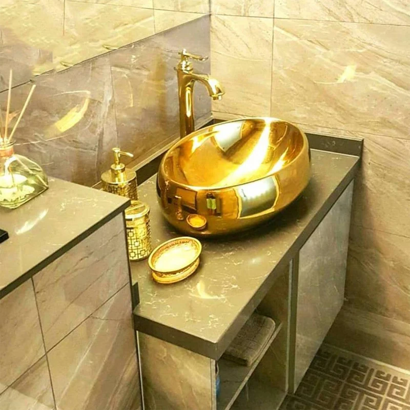 Tuscani TBWA252B-GS | TBWA252B-GG - Deck Mounted Designer Basin