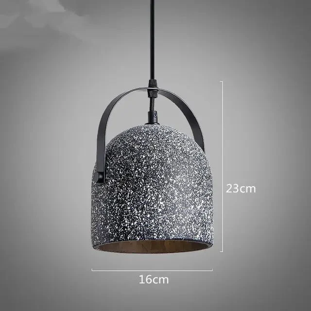 Concrete Pendant Lights Cement Grey Vintage Concrete Suspension Lamp