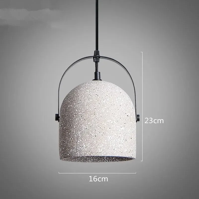Concrete Pendant Lights Cement Grey Vintage Concrete Suspension Lamp