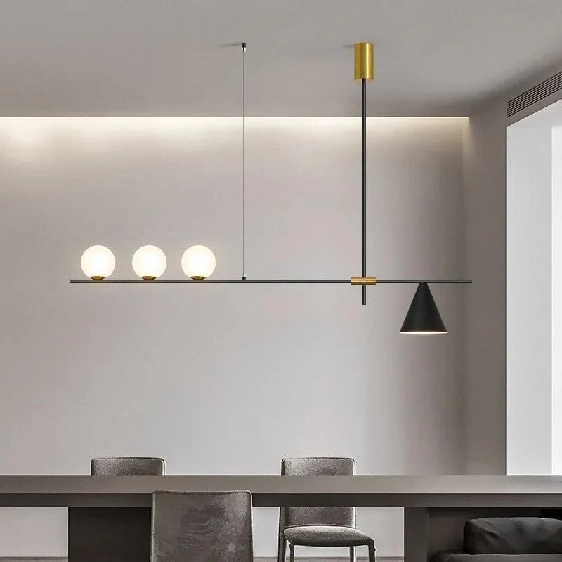 Dining room chandelier Nordic style creative pendant light