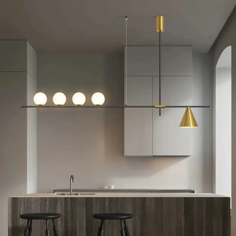 Dining room chandelier Nordic style creative pendant light