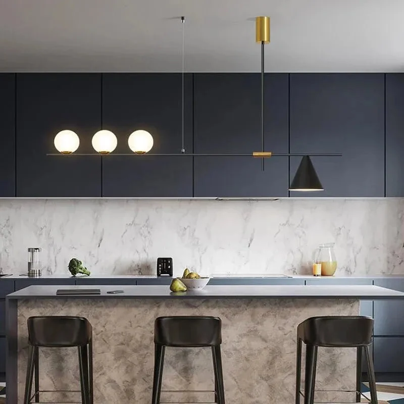 Dining room chandelier Nordic style creative pendant light