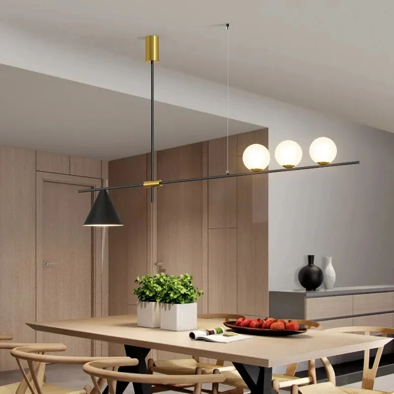 Dining room chandelier Nordic style creative pendant light