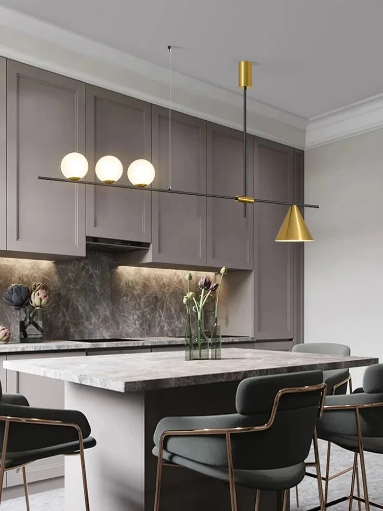 Dining room chandelier Nordic style creative pendant light