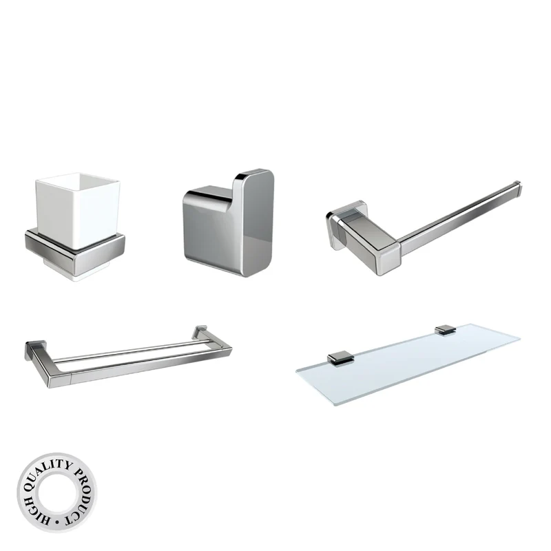 Quatrio Series 5pcs Set - Bathroom Accessories