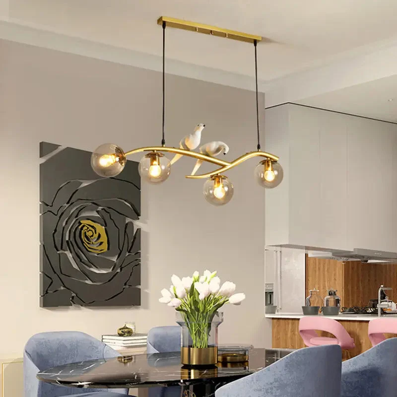 Dining room chandelier Nordic style creative dining lamp