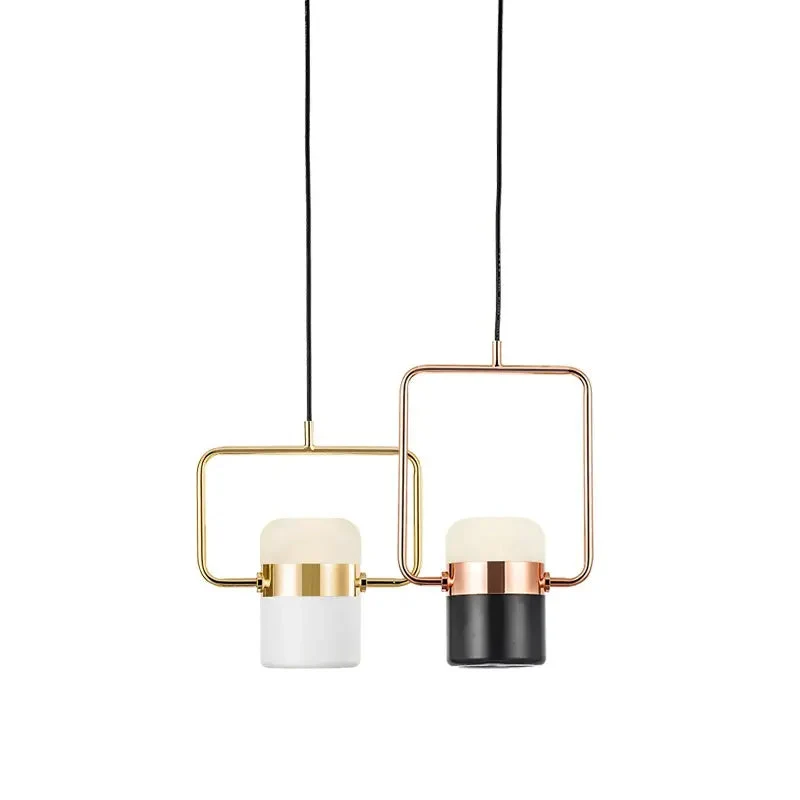 Bedside LED chandelier Nordic post-modern personality entrance lamp