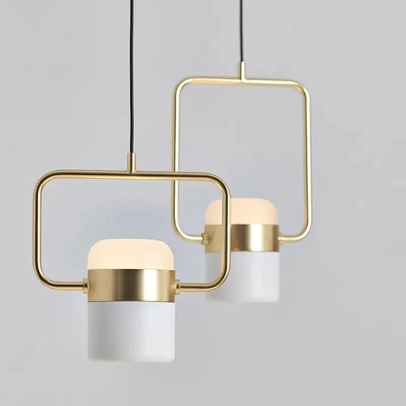 Bedside LED chandelier Nordic post-modern personality entrance lamp