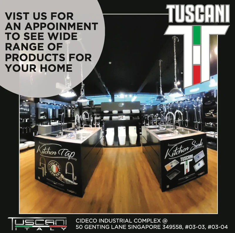 Tuscani TF11B / TF11C - Fabiana Series Kitchen Cold Tap