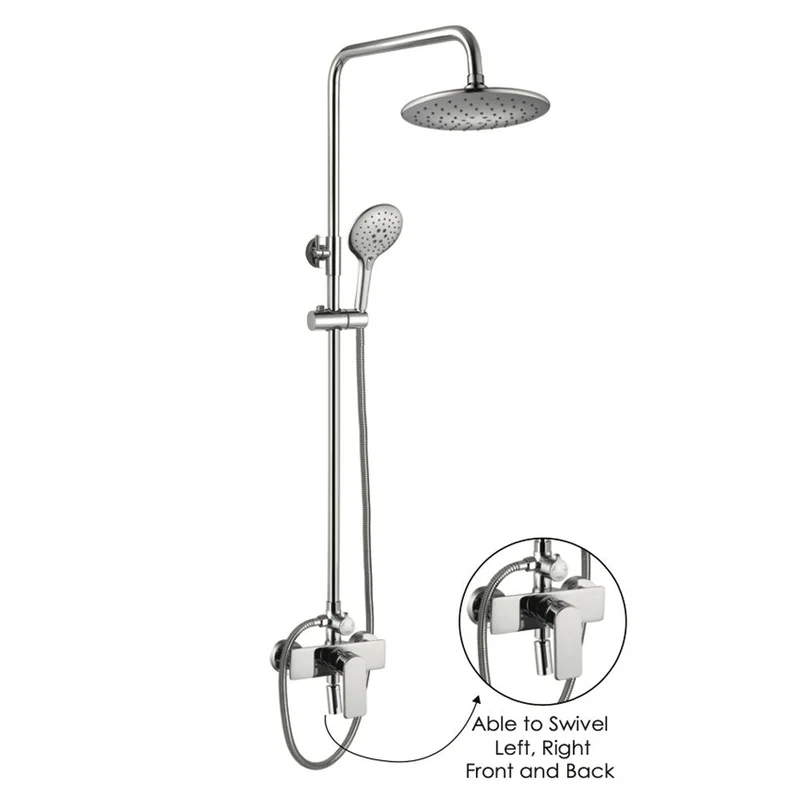 Tuscani TF109CH - Fabiana Series Rain Shower Mixer Set